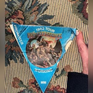 Vintage authentic Molly Hatchet 3/19/1981 access pass -